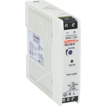 spínaný zdroj Lovato Spínaný Napájecí zdroj na lištu DIN, výstup: 24V dc, 1.25A, vstupní: 100 → 240V ac,30W
