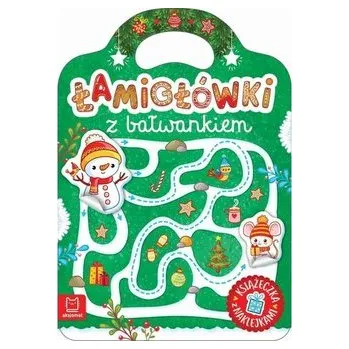 Dětské zboží Łamigłówki z bałwankiem. Książeczka z naklejkami - praca zbiorowa
