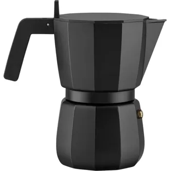 Domácí spotřebič Moka kávovar MOKA 300 ml, černá, hliník, Alessi - doprava zdarma od 2999 Kč