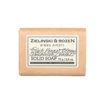 Čistící mýdlo Zielinski & Rozen Pink Pepper, Elemi, Cinnamon, Leather Mýdlový blok