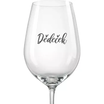 Sklenice Svatební sklenička Dědeček, 1 ks