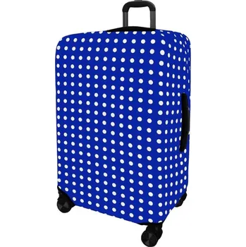 KUFRYPLUS Obal na kufr H55A Puntík III tmavě modrý M