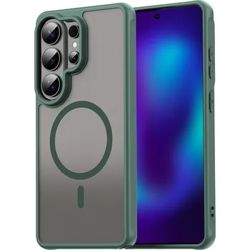 Pouzdro na mobilní telefon Techsuit - HaloFrost II MagSafe kryt - Samsung Galaxy S26 Ultra - zelený