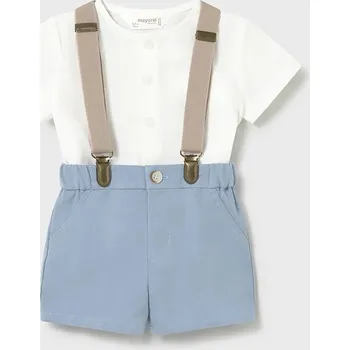 Kojenecký overall Kojenecká sada s přídavkem lnu Mayoral Newborn 1278.1K.Newborn.PPY2 modrá 55X, vel. 86