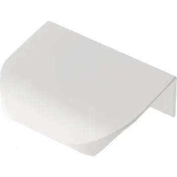 Nábytkové kování 66307 profilová úchytka Hliníková HEXA C=rozteč 32mm bílá (Nábytková úchytka H s roztečí 32 mm. Praktický doplněk do interiéru.)