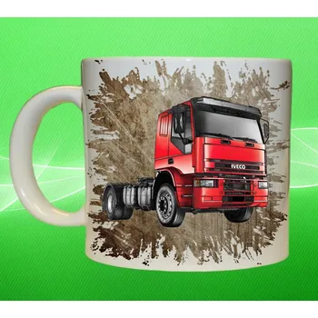 Moon River IVECO 320 hnědý míchačka hrnek s náklaďákem obsah 75 ml