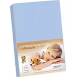 Bellatex prostěradlo jersey s elastanem modrá rozměr 90x200 cm