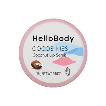 Čistící gel HelloBody COCOS KISS Coconut Lip Scrub Peeling na rty