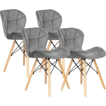 Jídelní židle Modern Home KJC208 šedá 4 ks
