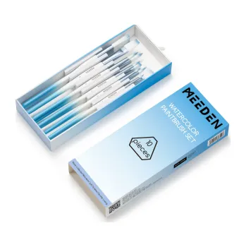 Umělecký štětec Sada akvarelových štětců Meeden 10ks