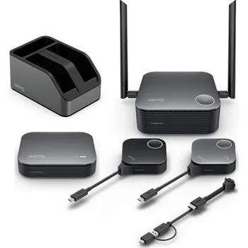 Projektor BenQ VS25 InstaShow, USB-C,HDMI (s USB-A), 4K, 64 uživatelů, 2 tlačítka Plug and Play, Bezdrátový prezentační systém