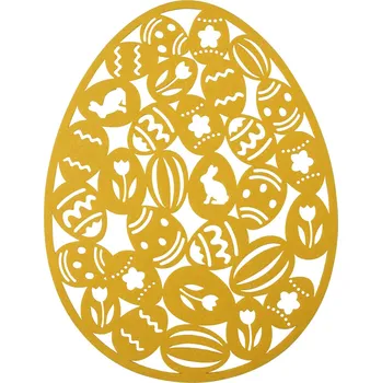 prostírání Velikonoční prostírání EASTER EGG žlutá 27x35 cm Mybesthome