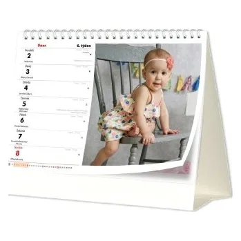 Fotokalendář Stolní fotokalendář SKN-02 stolní kalendář z vlastních fotografií 2026 SKN-02 Nižší cena pro více kusů!