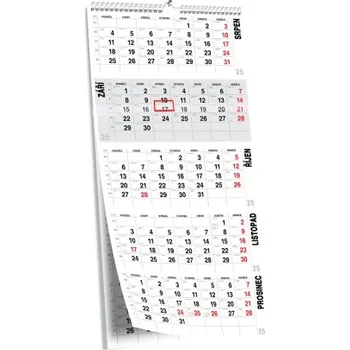Kalendář Pětiměsíční pracovní kalendář, listový 2026 2026 NKP-04-2026 Nižší cena pro více kusů!