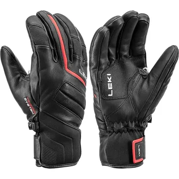 Lyžařské rukavice Leki Phoenix 3D - black-red 11