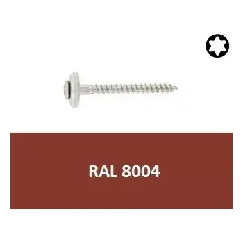 Vrut Vrut s podl. 15mm, nerez A2 4,5x35 Torx RAL8004 (Art.8790)