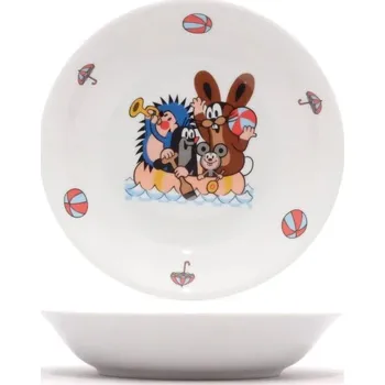 Talíř Thun 1794 Porcelánový talíř hluboký krteček a kamarádi 200 mm