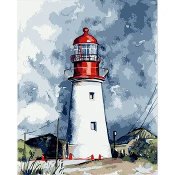 Dětské zboží Gaira® Malování podle čísel Maják M991858