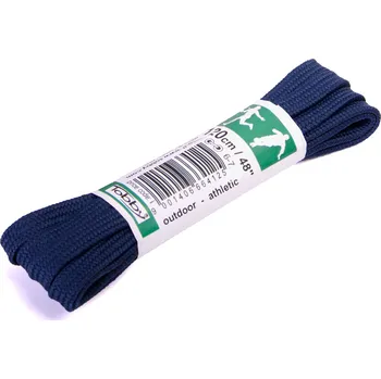 Tkaničky do bot Tkaničky ploché Tobby 0802-4122 navy Velikost: 120 cm