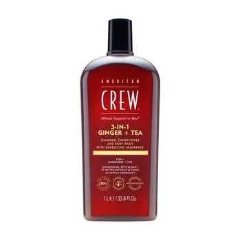 American Crew Hair Care & Body 3in1 Ginger & Tea Šampon