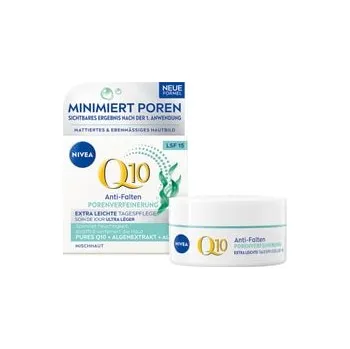 Pleťový krém NIVEA Q10 proti vráskám Power zjemňující póry denní péče SPF 15 Denní krém
