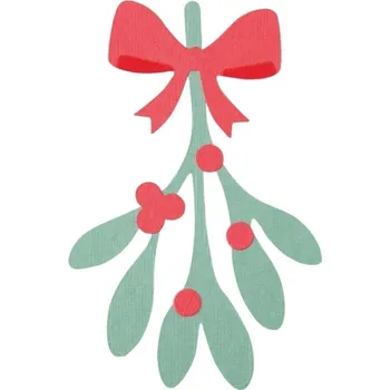 Kancelářská technika Sizzix 664461 Řezací šablona Listy jmelí