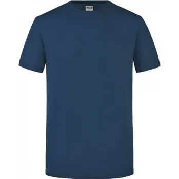 James & Nicholson Kvalitně zpracované slim-fit tričko James and Nicholson Barva: modrá námořní, Velikost: S JN911