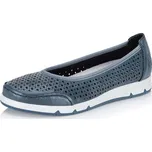 Dámská Dámské baleríny RIEKER L3065-14 modrá S6 L3065-14 BLUE F/S6 40