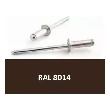 Nýt Trhací nýt AL/ST 3,2x8 RAL 8014 Sépiová hnědá - Bralo