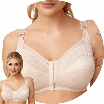 Dámské spodní prádlo Azal P025 Podprsenka polovyztužená SEMI SOFT zapínání vpředu béžová 80C