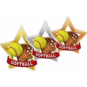 Poháry Bauer Akrylátová medaile MDASTARM96 | Softball