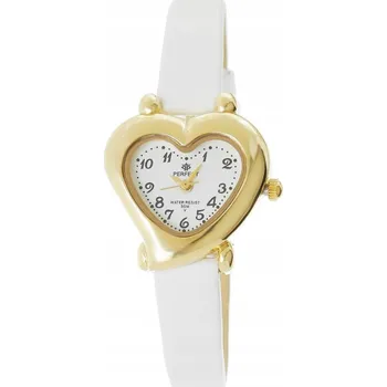 Hodinky Dětské hodinky perfect - k prvnímu svatému přijímání - srdíčko bílé (zp836a)