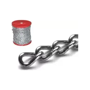 Řetěz Řetěz kroucený DIN 5685A 8 mm Zn - 15m/balení