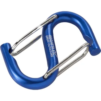 pomocná karabina S karabina se 2 zámky Regatta S Karabiner RCE124 Barva: Modrá