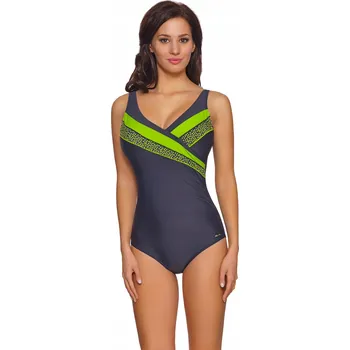 Dámské plavky AQuarilla Jednodílné plavky tvarující postavu, vícebarevné, velikost 38