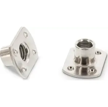 Matice Matice přivařovací bodová Art.9060A nerez A2 M6, 14x22x8,5mm - 4 body