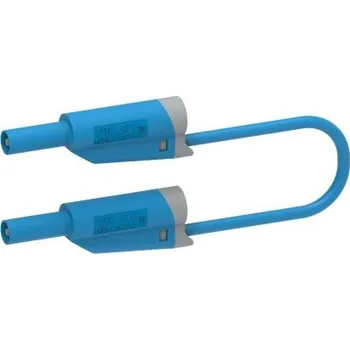 Měřicí kabel Electro PJP Zkušební vodič, Modrá 36A, délka kabelů: 50 cm, 1000 V, Polyvinylchlorid, úroveň kategorie: CAT 0, CAT II