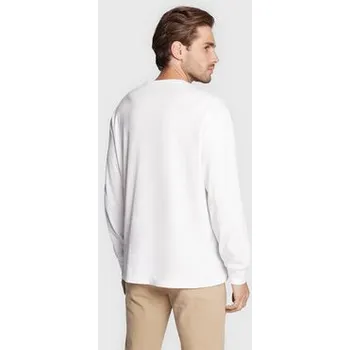 Pánské tričko Polo Ralph Lauren S dlouhým rukávem 710671467004 Bílá Classic Fit XL