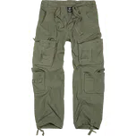 Pure Vintage kalhoty Brandit olivové - Akce Velikost: M