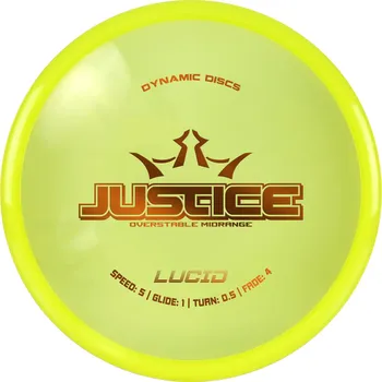 Dynamic Discs JUSTICE Lucid Barva: Žlutá - transparentní, Váha: 173 g