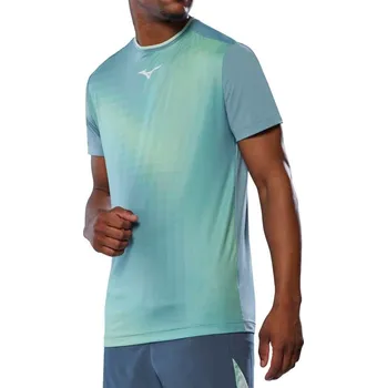 Běžecké oblečení Běžecké tričko Mizuno Frontier Shadow Graphic Tee 62GAC00302 Velikost textilu: M