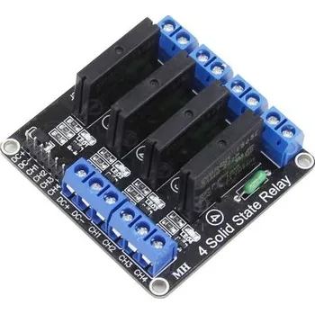 Relé Napájecí, Vývojový nástroj pro motory a robotiku, SSR-RELAY04-HL, Relé, Seeit