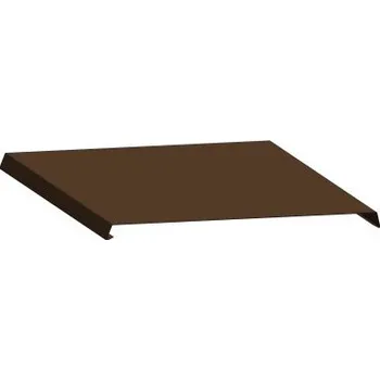 Atika, RŠ 400 mm, délka 1 m - RAL 8028 tmavě hnědá