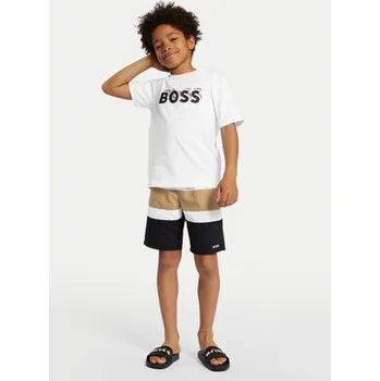 Pánské plavky Boss Plavecké šortky J50664 D Černá Regular Fit 16Y