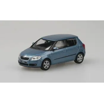 autíčko Škoda Fabia 2 Šedá Satin Metalíza 1:43 Škoda Fabia II 2006 - Šedá Satin Metalíza - kovový model auta