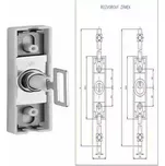 Zámek rozvorový AVES 701 (bez tyčí)