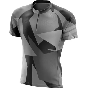 Northfinder Pánské cyklistické tričko na poloviční zip DEWEROL, černá, L