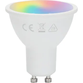 Žárovka Aigostar - LED RGBW Stmívatelná žárovka GU10/6W/230V 3000K + DO