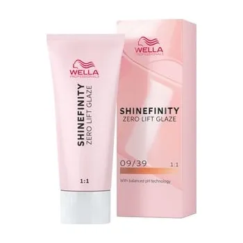 Wella Professionals Shinefinity Glaze 09/39 Iridescent Gold Barva vlasů