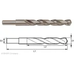 HSSE – Co 5% vysoce výkonný vrták EXTREME se zúženou stopkou (stopka 13 mm) 18 mm